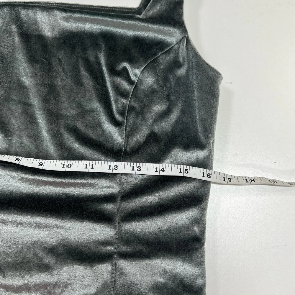 Velvet Sage Green Bustier Bodice Style Top Size Medium - Picture 6 of 11